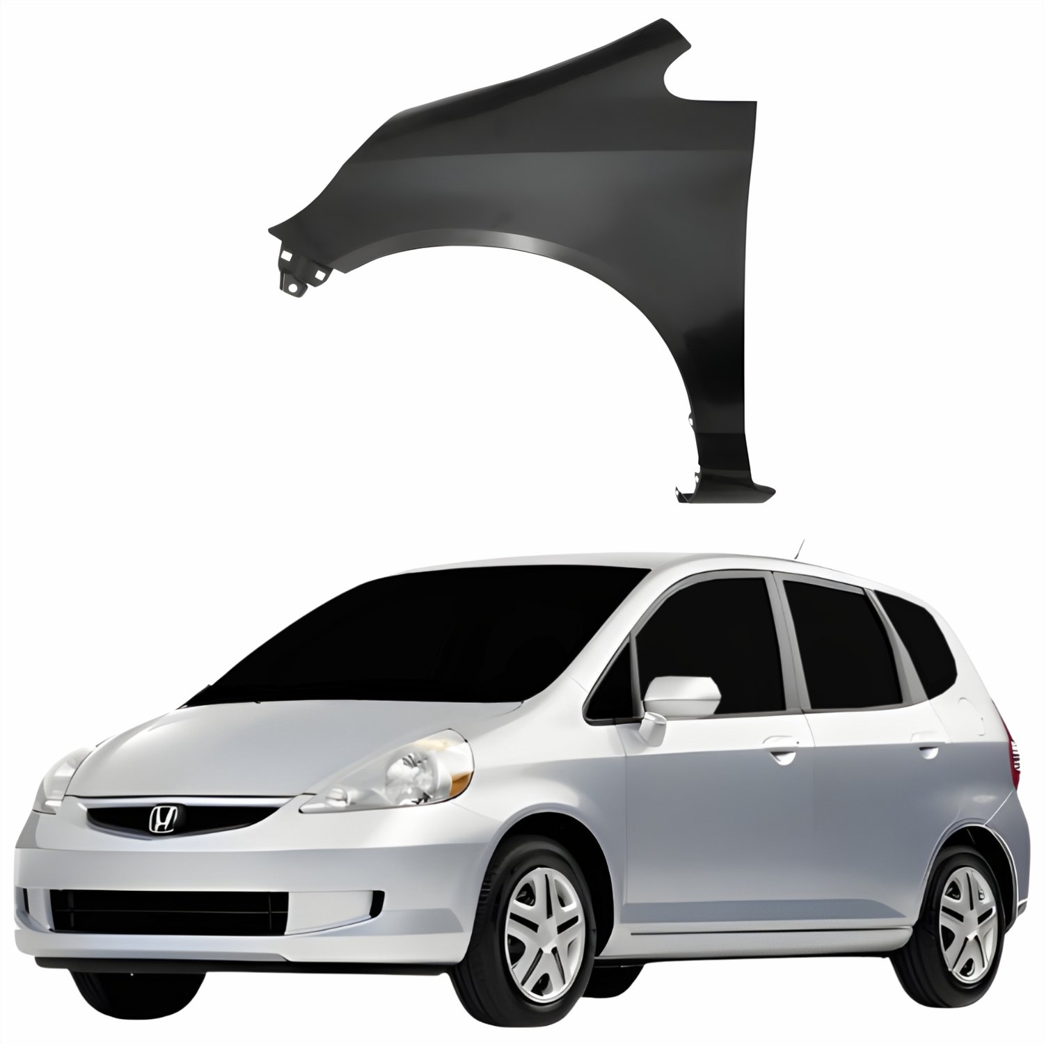 Paralama Dianteiro Honda Fit 2003 Até 2008 Lado Esquerdo Motorista Paralama Dianteiro Honda Fit 2003 Até 2008 Lado Esquerdo Motorista