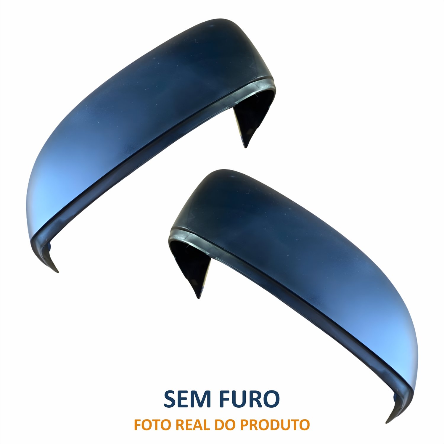 Par Capa Retrovisor Vw Saveiro G6 2013 Até 2016 METAGAL Sem Furo Texturizado