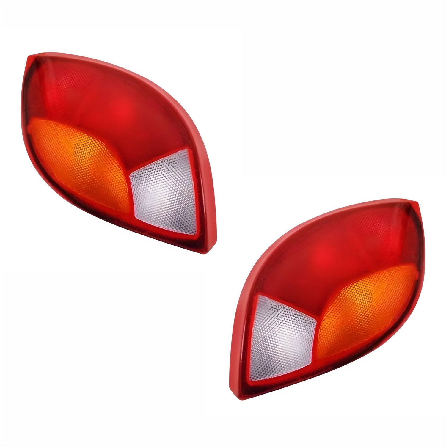 Par de Lanterna Ford Ka 1997 Até 2002 Tricolor Âmbar