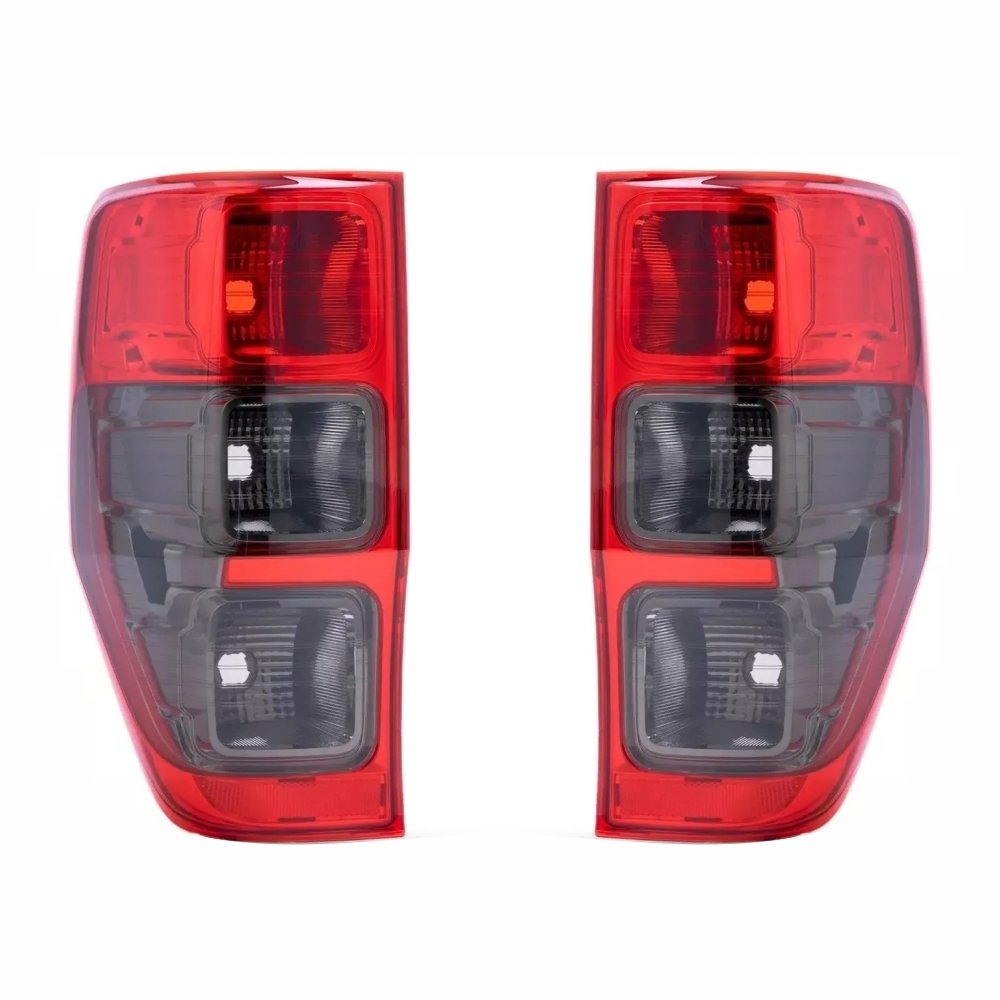 Par de Lanterna Ford Ranger 2013 Até 2018 Bicolor Fumê