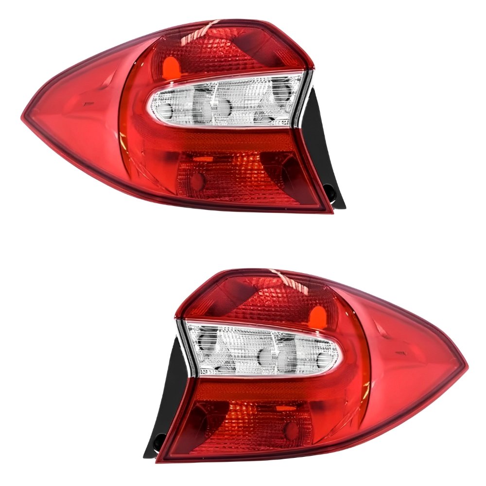Par de Lanterna Traseira Ford Ka Sedan 2015 Até 2018 Bicolor