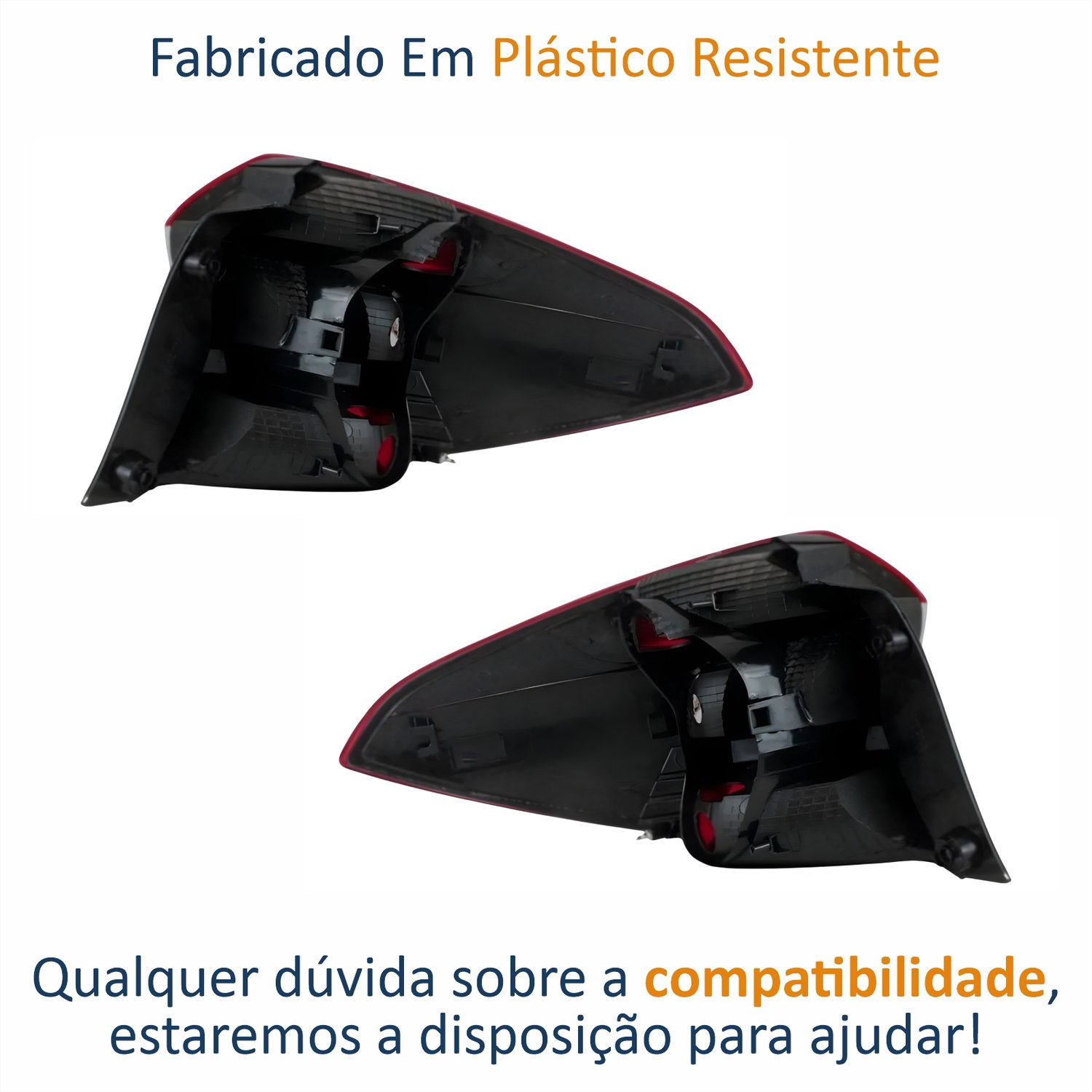 Par de Lanterna Traseira Ford Ka Sedan 2019 Até 2023 Bicolor
