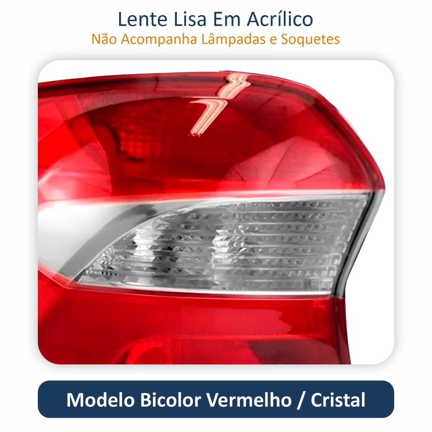 Par de Lanterna Traseira Ford Ka Sedan 2019 Até 2023 Bicolor