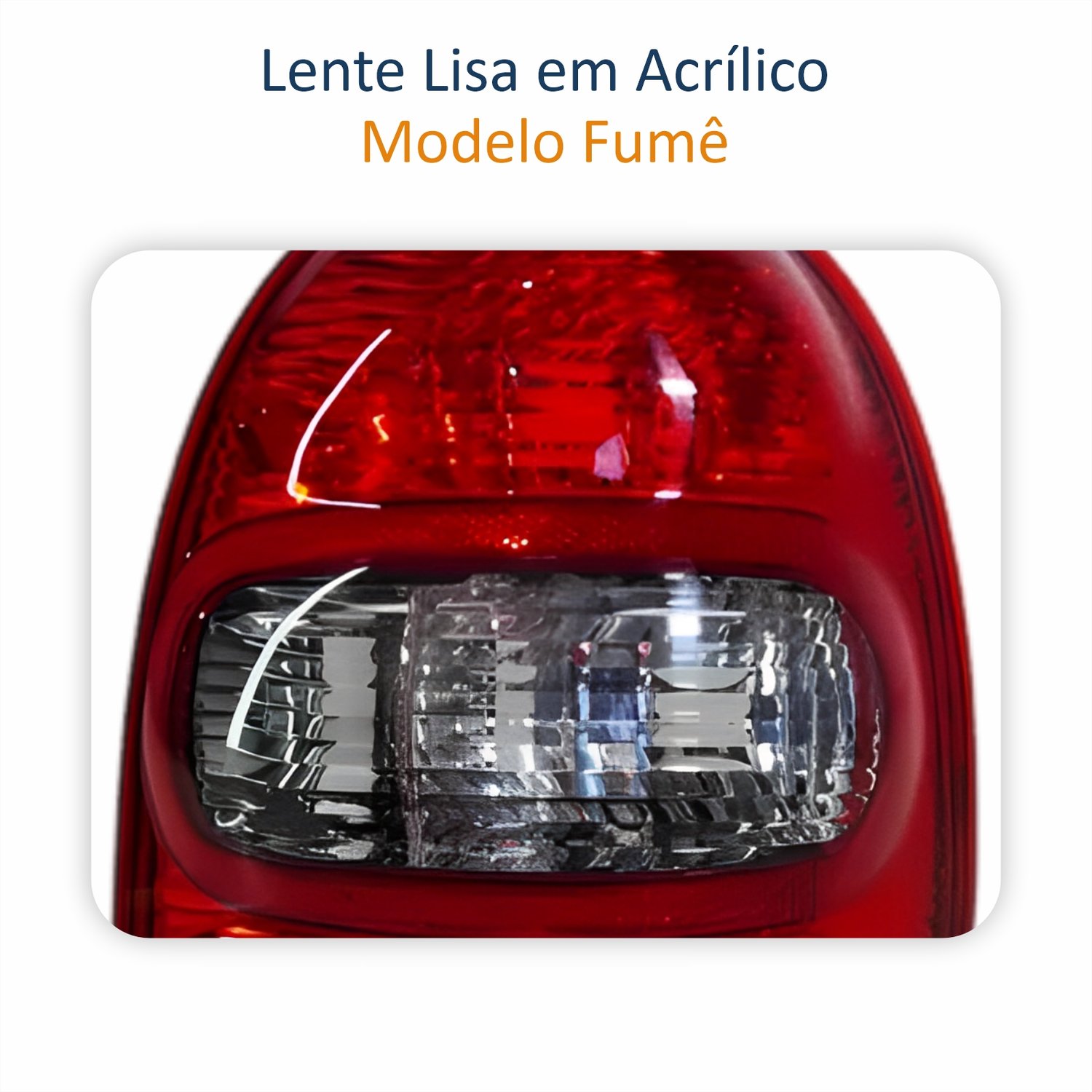 Par de Lanterna Traseira Gm Corsa Hatch 2000 Até 2002 Bicolor Fumê