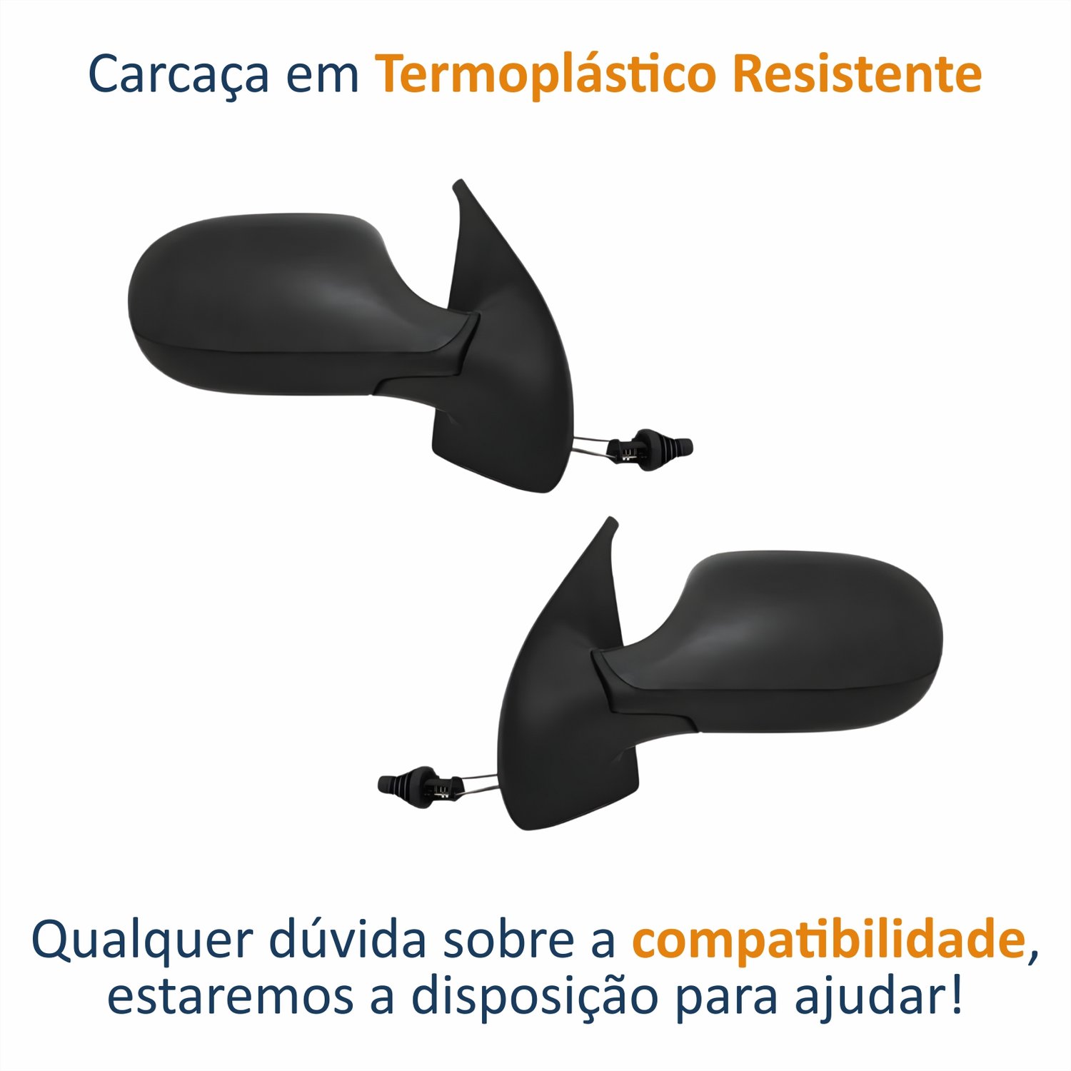 Par de Retrovisor Fiat Palio Es Attractive 2011 2012 4 Portas Com Controle METAGAL
