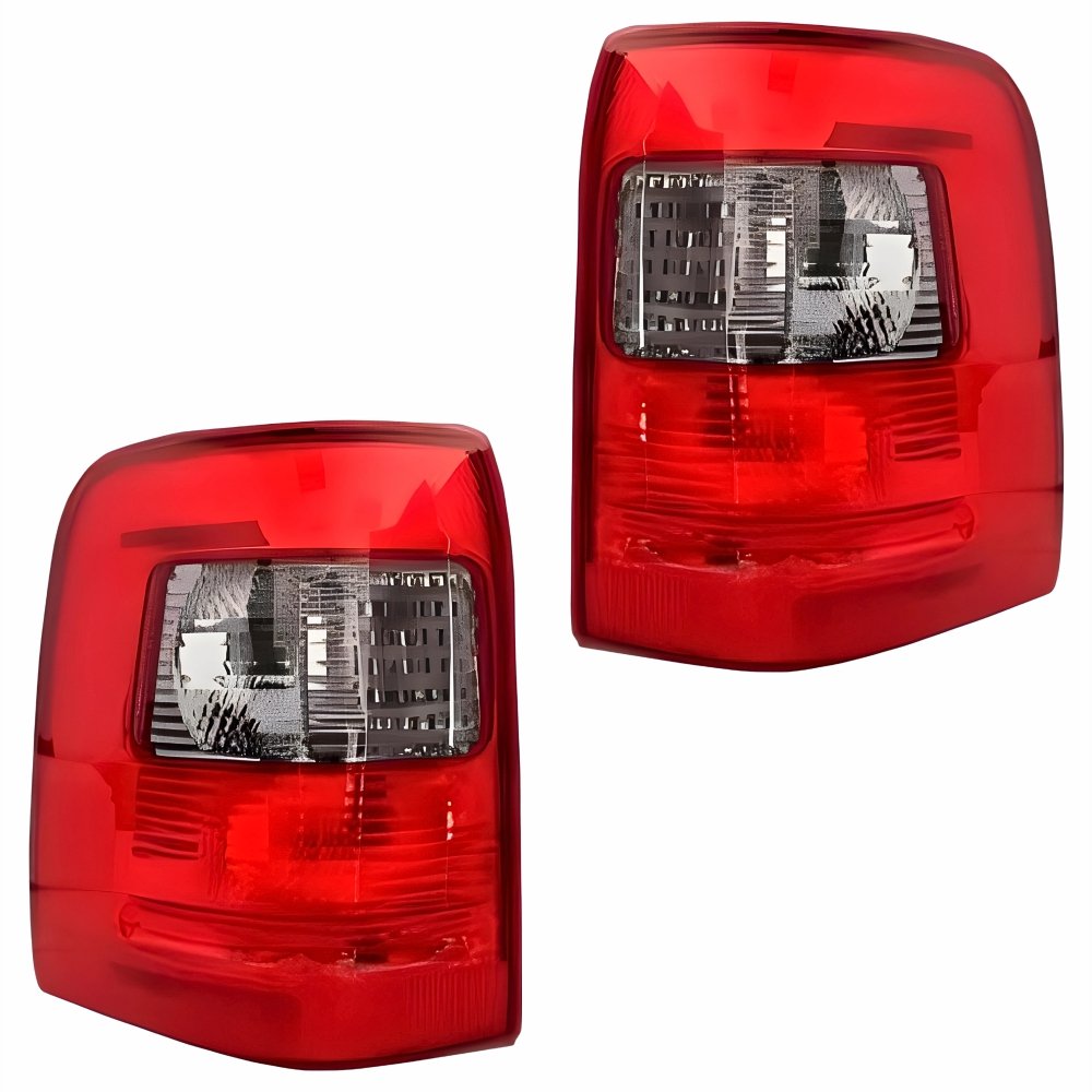 Par Lanterna Traseira Ford Ecosport 4x4 2004 2005 2006 2007 2008 Bicolor Fume