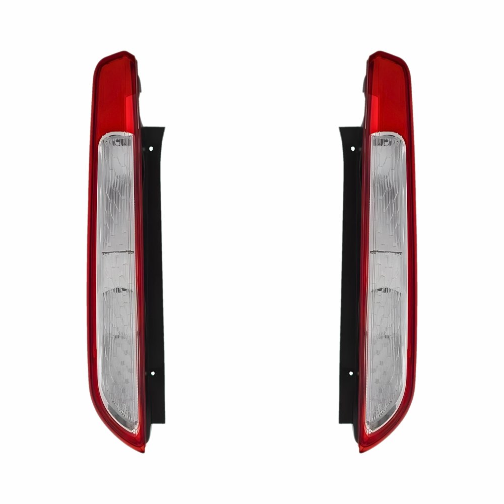 Par Lanterna Traseira Ford Focus Hatch 2009 2010 2011 2012 Bicolor Cristal