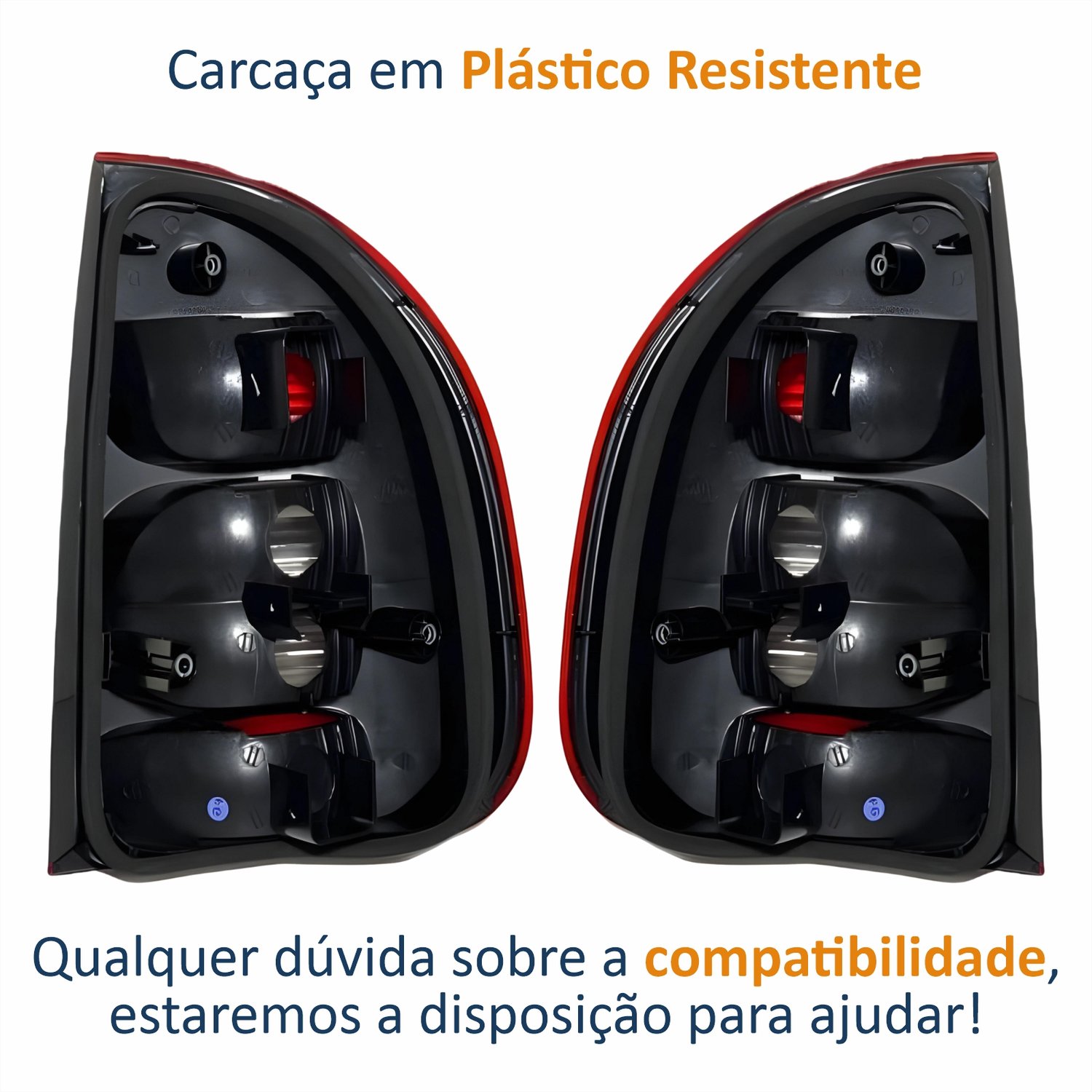 Par Lanterna Traseira Gm Corsa Sedan Classic 2000 Até 2010 Bicolor Cristal