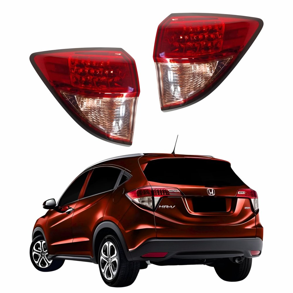 Par Lanterna Traseira Honda Hrv 2016 2017 2018 Bicolor Crist - Castelo ...