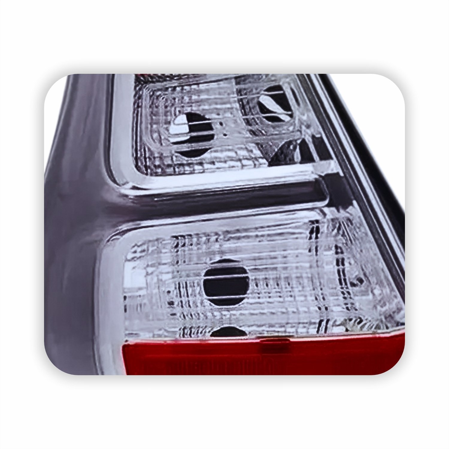 Par Lanterna Traseira Renault Sandero Stepway 2012 2013 2014 Borda Cinza