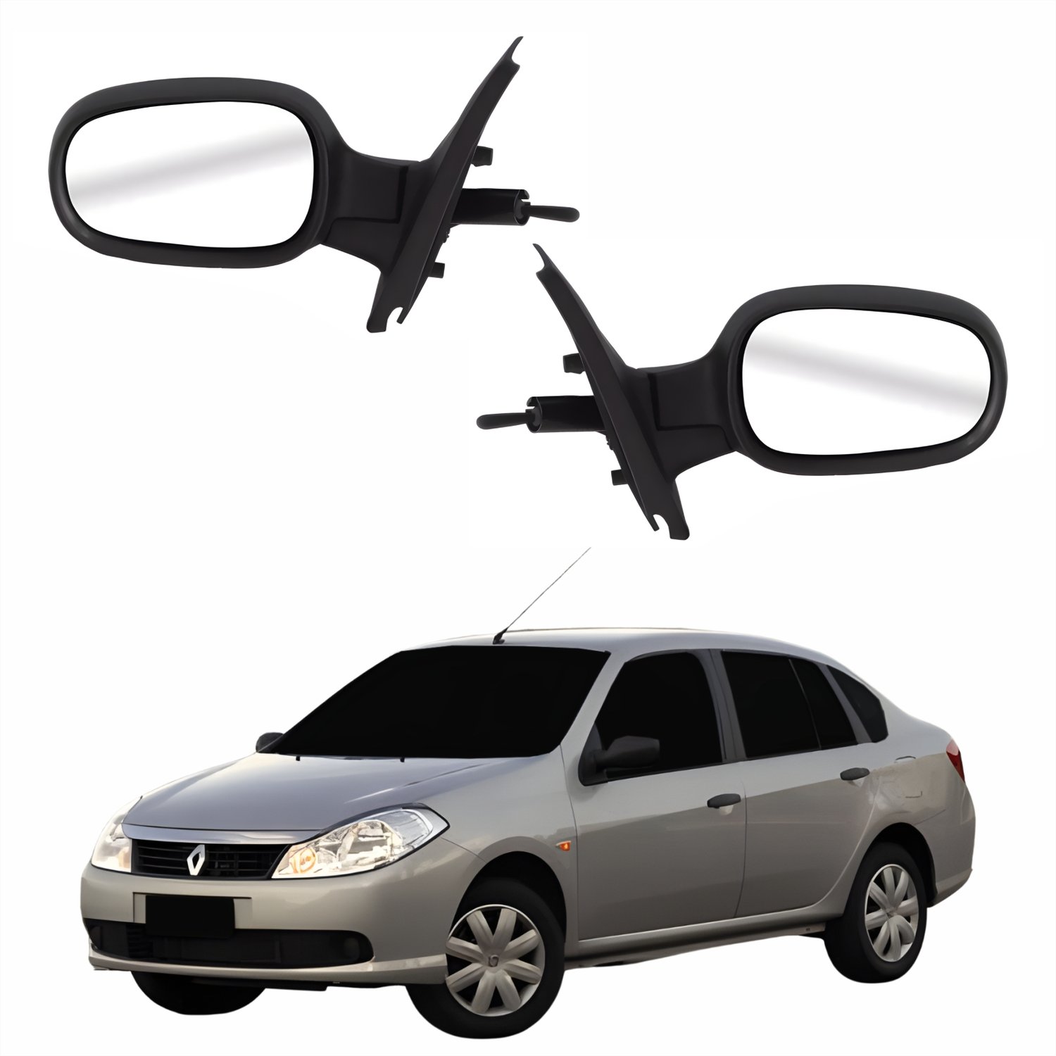 Par Retrovisor Renault Symbol 2009 2010 2011 2012 Com Controle Par Retrovisor Renault Symbol 2009 2010 2011 2012 Com Controle