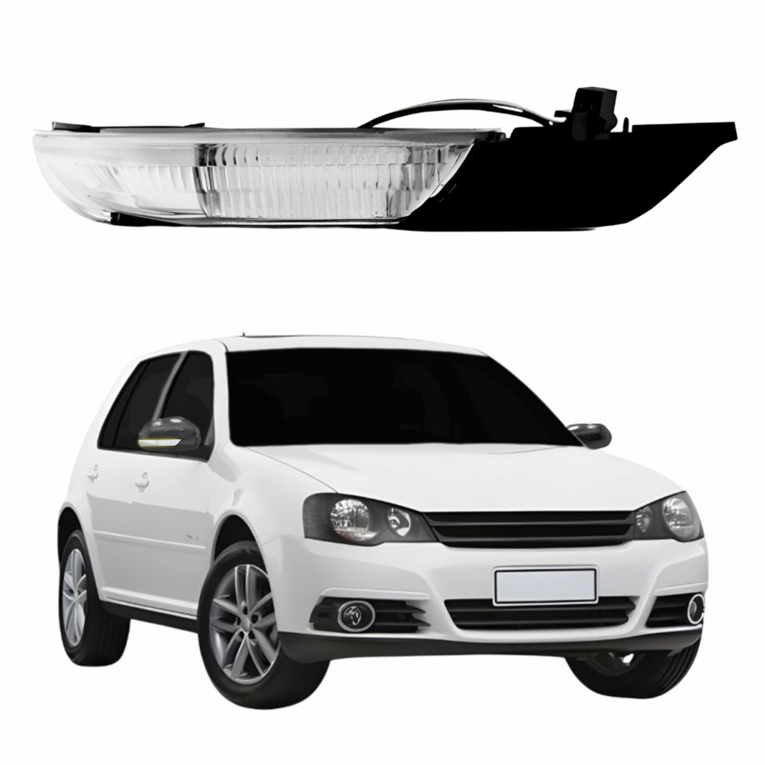 Pisca Retrovisor Vw Golf 2007 Até 2011 Original Metagal Lado Direito Passageiro