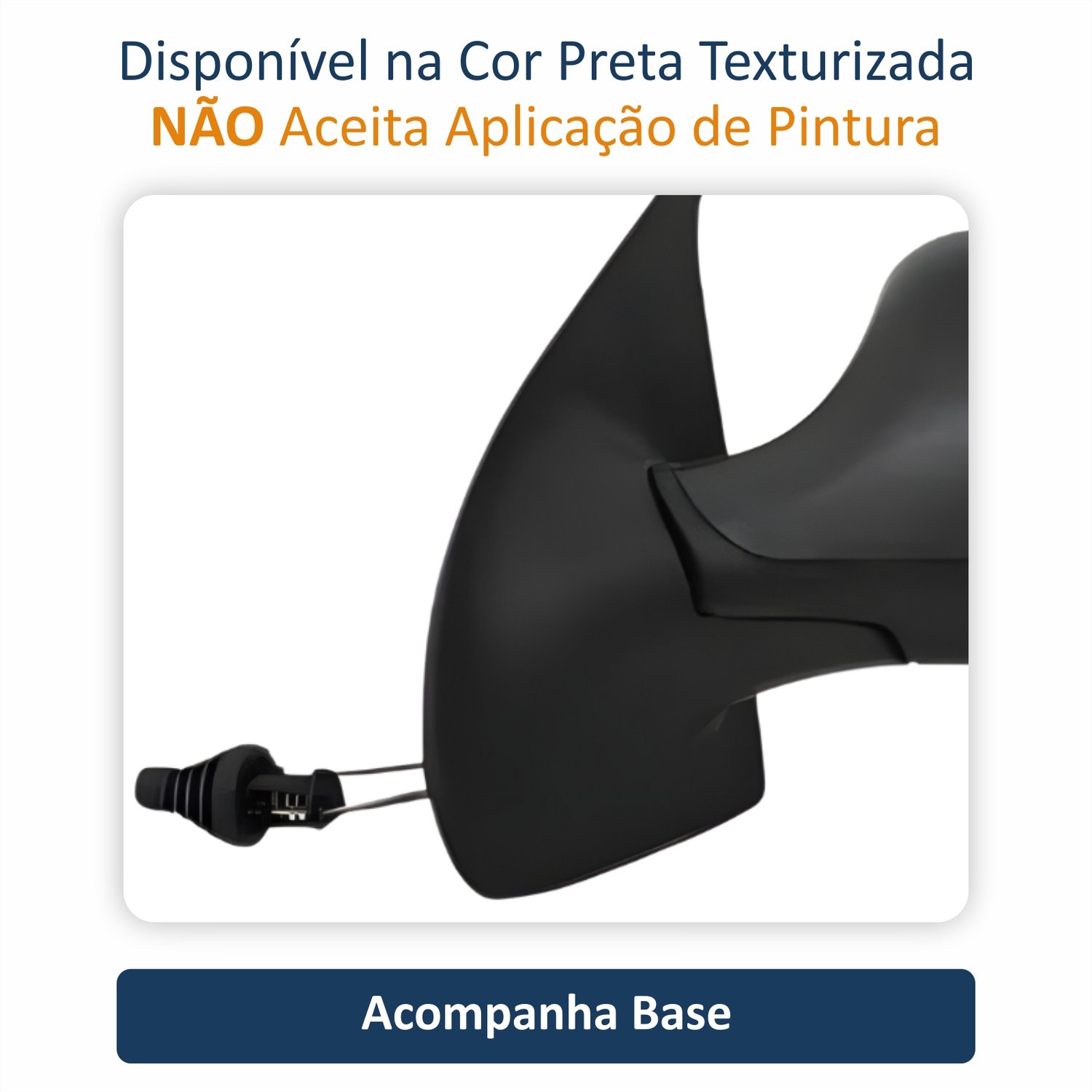 Retrovisor Fiat Palio Es Attractive 2011 2012 4 Portas Com Controle METAGAL Lado Esquerdo Motorista