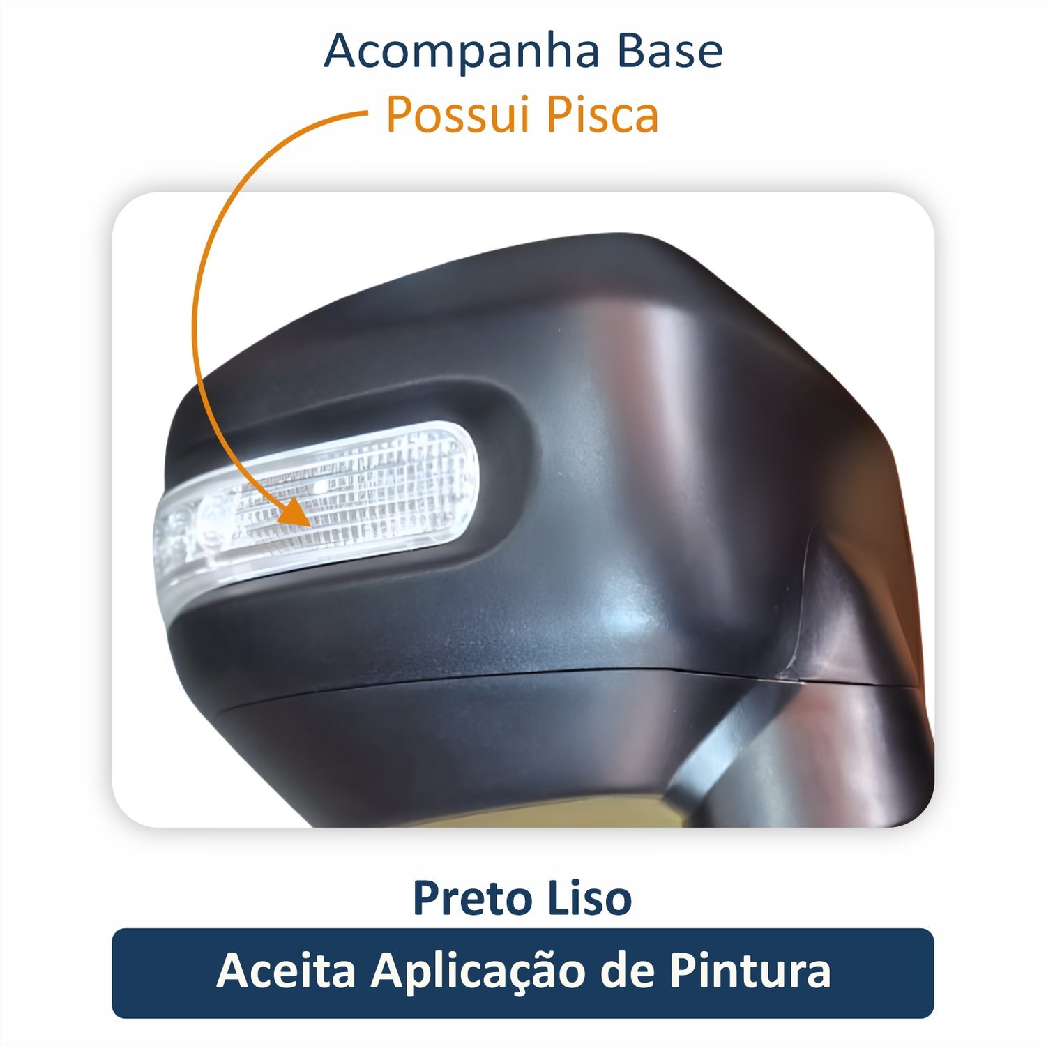 Retrovisor Fiat Strada Adventure Locker 2011 Até 2013 Com Controle Com Pisca METAGAL Lado Direito Passageiro