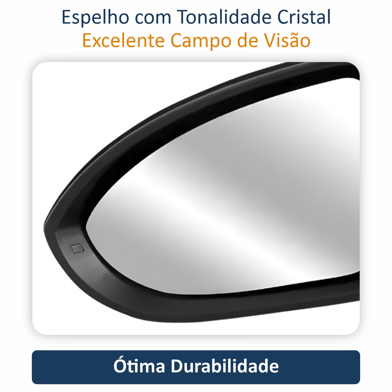Retrovisor Vw Golf 2014 Até 2019 Elétrico Com Pisca METAGAL Lado Esquerdo Motorista