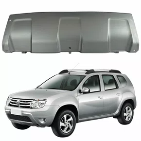 Acabamento Parachoque Dianteiro Renault Duster 2011 2012 2013 2014 2015 Cinza Inferior