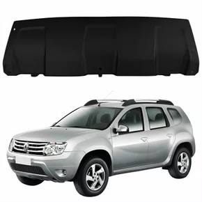 Acabamento Parachoque Dianteiro Renault Duster 2011 2012 2013 2014 2015 Preto Inferior