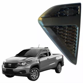 Acabamento Paralama Fiat Strada 2020 2021 2022 2023 2024 Lado Esquerdo Motorista