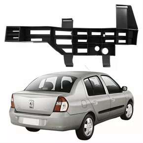 Alma Para-choque Traseiro Renault Clio Sedan 2006 Até 2011 Lado Direito Passageiro