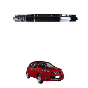 Alma Parachoque Dianteiro Nissan March 2015 2016 2017 2018 2019 Com Suporte