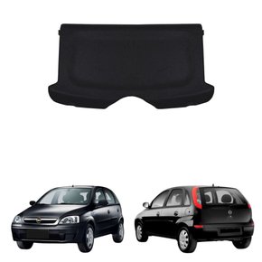 Tampão Bagagito Porta Mala Gm Corsa 2002 até 2012 com Carpete Preto