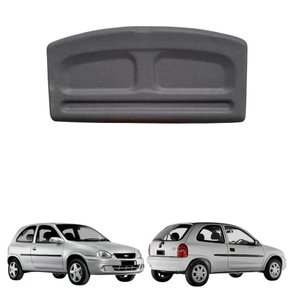 Tampão Bagagito Porta Mala Gm Corsa 1994 até 2001 com Carpete Preto
