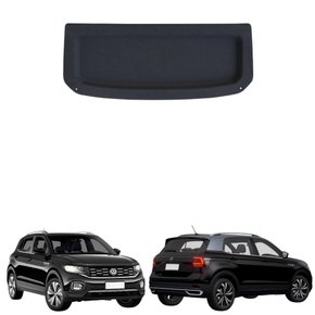 Tampão Bagagito Porta Mala Vw T-Cross 2019 2021 2022 com Carpete Preto