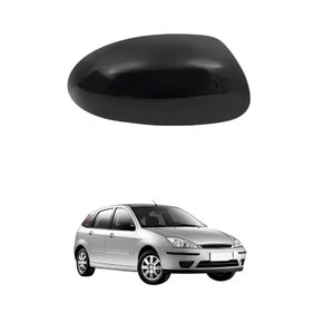 Capa Retrovisor Ford Focus 2000 Até 2008 Black Piano Lado Direito Passageiro