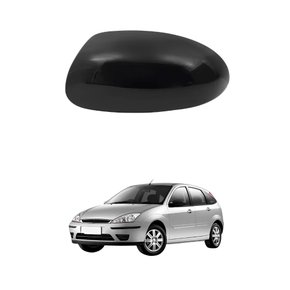 Capa Retrovisor Ford Focus 2000 Até 2008 Black Piano Lado Esquerdo Motorista