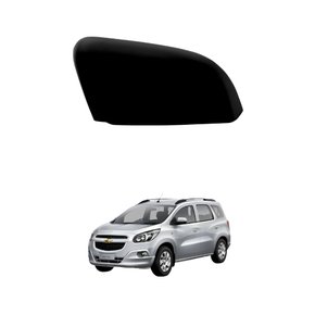 Capa de Retrovisor Gm Spin 2012 Até 2016 Lisa Lado Esquerdo Motorista