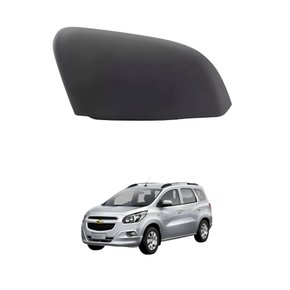 Capa de Retrovisor Gm Spin 2012 Até 2016 Texturizado Lado Esquerdo Motorista