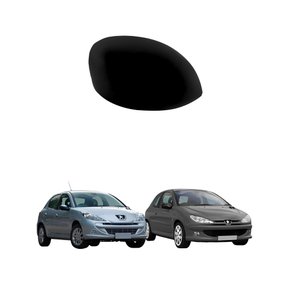 Capa de Retrovisor Peugeot 206 2000 Até 2008 Peugeot 207 2009 Até 2015 Liso Lado Direito Passageiro
