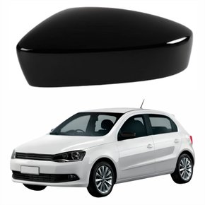 Capa de Retrovisor Vw Gol G6 2012 até 2016 Black Piano Lado Esquerdo Motorista