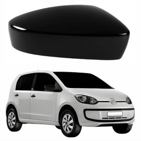 Capa de Retrovisor Vw Up 2014 até 2017 Black Piano Lado Direito Passageiro