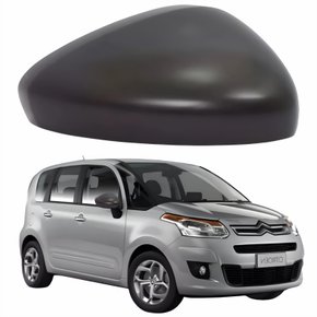 Capa Retrovisor Citroen C3 Picasso 2011 Até 2015 Texturizado Lado Direito Passageiro