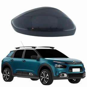 Capa Retrovisor Citroen C4 Cactus 2018 2019 2020 Lisa Lado Direito Passageiro