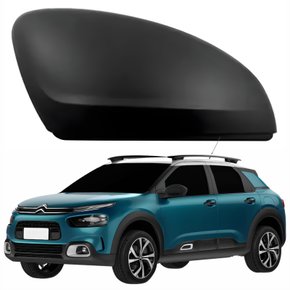 Capa Retrovisor Citroen C4 Cactus 2018 2019 2020 Texturizado Lado Esquerdo Motorista