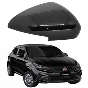 Capa Retrovisor Fiat Argo 2017 Até 2023 Com Furo Lado Direito Passageiro