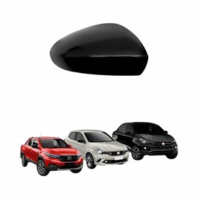 Capa Retrovisor Fiat Argo Cronos 2017 Até 2023 Strada 2020 Até 2023 Lado Direito Passageiro