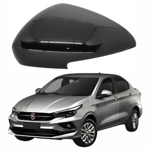 Capa Retrovisor Fiat Cronos 2017 Até 2023 Com Furo Lado Esquerdo Motorista