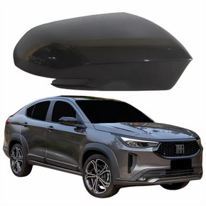 Capa Retrovisor Fiat Fastback 2021 2022 2023 2024 Com Furo Liso Lado Direito Passageiro