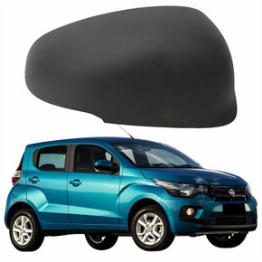Capa Retrovisor Fiat Mobi 2014 Até 2022 Com Furo Liso Lado Direito Passageiro