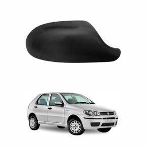 Capa de Retrovisor Fiat Palio 2011 2012 2013 2014 Preto Lado Direito Passageiro