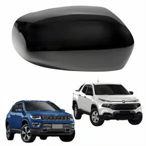 Capa Retrovisor Fiat Toro Jeep Compass 2017 Até 2024 ORIGINAL Lado Direito Passageiro