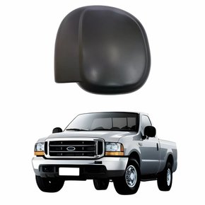Capa Retrovisor Ford F-250 1999 Até 2011 Texturizado Lado Esquerdo Motorista