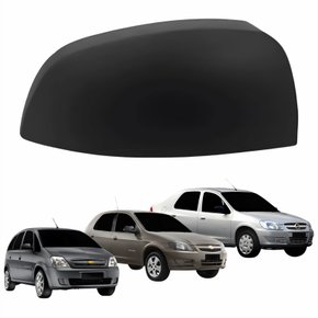 Capa Retrovisor Gm Celta 2007 Até 2015 Meriva Prisma 2007 Até 2012 Texturizado Lado Direito Passageiro