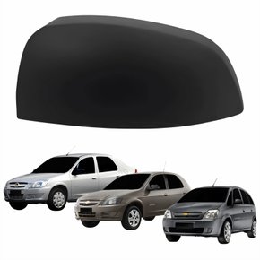 Capa Retrovisor Gm Celta 2007 Até 2015 Meriva Prisma 2007 Até 2012 Texturizado Lado Esquerdo Motorista