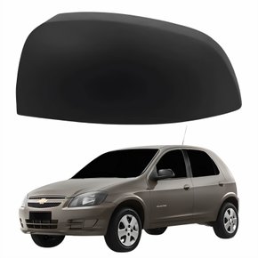 Capa Retrovisor Gm Celta 2007 Até 2015 Texturizado Lado Esquerdo Motorista