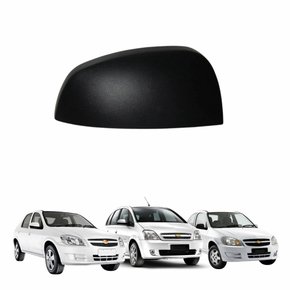 Capa de Retrovisor Gm Celta Prisma Meriva 2007 até 2015 Lado Direito Passageiro