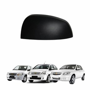 Capa de Retrovisor Gm Celta Prisma Meriva 2007 até 2015 Lado Esquerdo Motorista